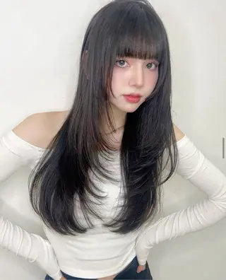 ロング 🩰横浜カットモ デル／ショート／ボブのヘアスタイル