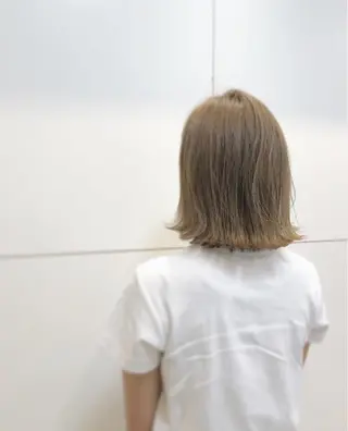 ミディアム レイヤー×縮毛矯正 深見 拓のヘアスタイル