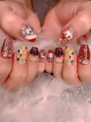 ネイル シェアサロンLei.g(レイジー)所属・3Dアートネイル💗 都築レナのネイルデザイン