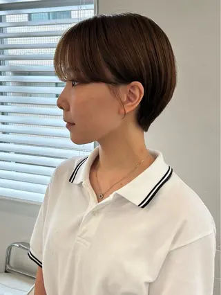 ショート SISTER MOHAWK所属・似合わせ小顔ショート 楢岡恵のヘアスタイル