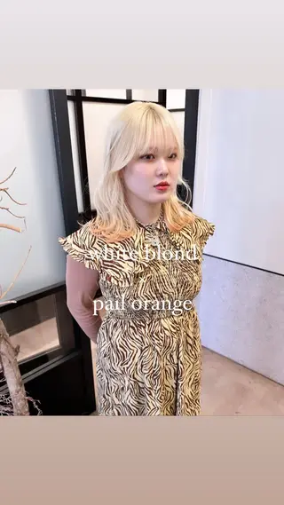 カラー storiiz所属・本田大輝top designerのヘアスタイル