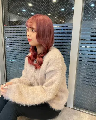 セミロング カラー 勝利/韓国 /透明感のヘアスタイル