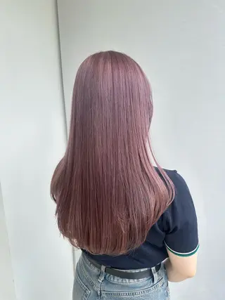 ロング 透明感モテ艶髪カラー Gallicaイリサのヘアスタイル