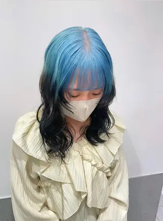 ミディアム GO TODAY SHAiRE SALON 原宿本店所属・REINA/ブリーチ /ハイトーン/原宿のヘアスタイル