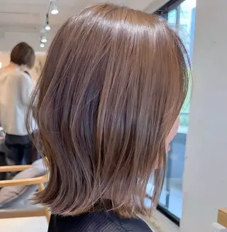 ミディアム カラー PEAR+L/ 小林優斗のヘアスタイル