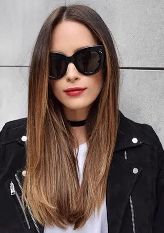 ロング カラー チビ編み込みエクステ シールEXどぅ〜すのヘアスタイル