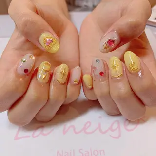 ネイル La neige* yuki 🥯🍑のネイルデザイン