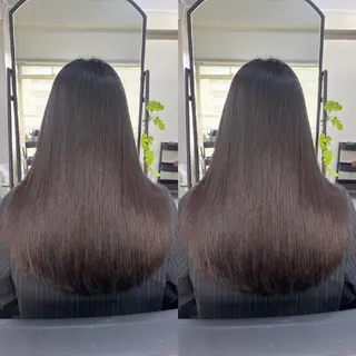 セミロング 髪質カラー特化 akiのヘアスタイル