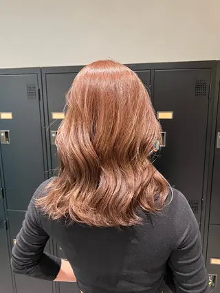 セミロング カラー 🌞レイヤー×カラー 前川那津美🌞のヘアスタイル