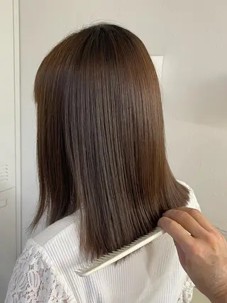 セミロング Hirose Ryoのヘアスタイル