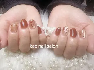 ネイル kao nail マグネット/長さだしのネイルデザイン