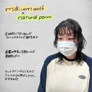 ミディアム パーマ hollo原宿所属・パーマ/ハイトーン 🎀Rumiのヘアスタイル