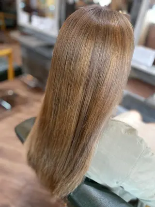 ロング カラー ハイライト/インナー /ブリーチ/レイヤーのヘアスタイル