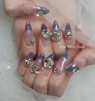 ネイル HANA 長さだしのネイルデザイン