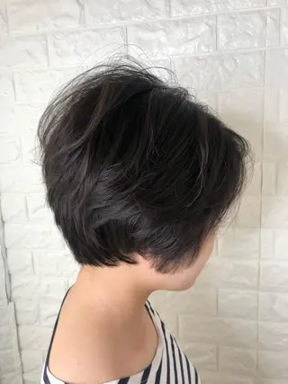 ショート 縮毛矯正/髪質改善 主税巧一のヘアスタイル