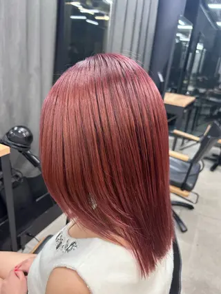 ミディアム 女性らしいモテヘア 韓国ヘアhikariのヘアスタイル