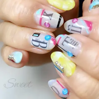 ネイル sweet 仲野陽子のネイルデザイン