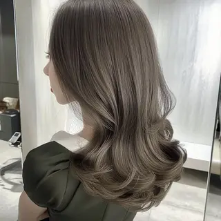 セミロング JILL 橋本菜希のヘアスタイル