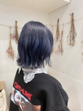 ミディアム カラー Hair Resort ALL BLue所属・細貝 舞利のヘアスタイル