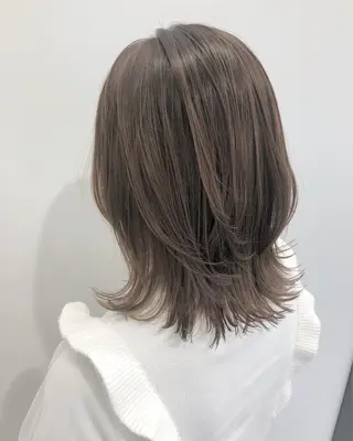 ミディアム カラー 宮本 円のヘアスタイル