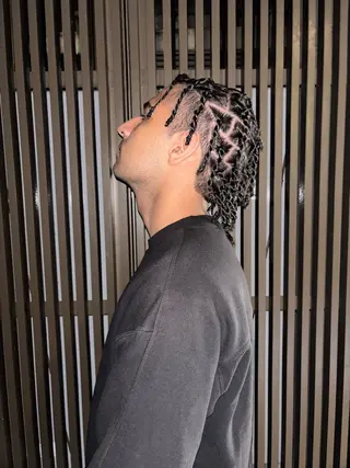 ショート ヘアアレンジ メンズ SALOWIN 神宮前５丁目店所属・メンズ/特殊ヘア パーマ🕷️小夏貴也のヘアスタイル