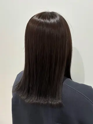 セミロング カラー COTAN所属・yui /ブリーチなしカラーのヘアスタイル