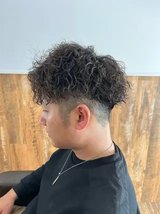 メンズ 鬼松沙弥 ❤︎メンズパーマのヘアスタイル