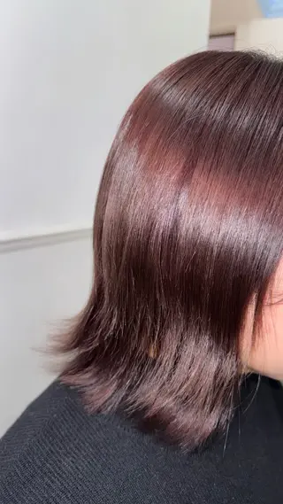 ミディアム カラー TECHRISE豊橋店所属・坂柳 朱音のヘアスタイル