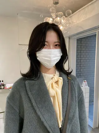 ミディアム カラー Koto🌿 ブリーチなしカラーのヘアスタイル