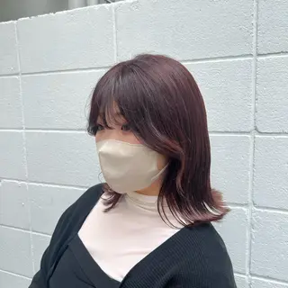 ミディアム インナーカラー♡ Nanakoのヘアスタイル