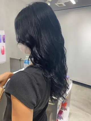 ロング カラー 髪質改善/縮毛矯正 レイヤー/松川匠のヘアスタイル