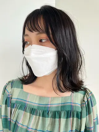 ミディアム カラー 【代表】 辻龍樹のヘアスタイル