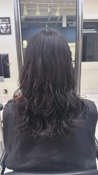 ロング パーマ 濱崎 あかりのヘアスタイル