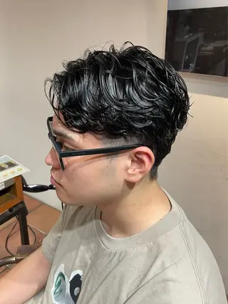 パーマ メンズ MOEKA🌺レディ ースカットモデルのヘアスタイル