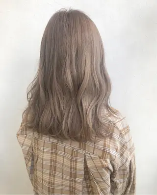 セミロング カラー nakahara madokaのヘアスタイル