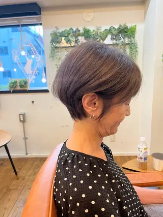 ショート ⚪️髪質改善 縮毛 店長 コウ⚪️のヘアスタイル
