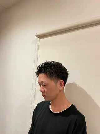 ショート メンズ 椿 大輔のヘアスタイル