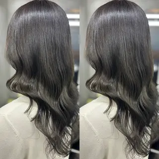 ロング 🌟髪質改善ケアカラ ー美髪縮毛矯正y🌟のヘアスタイル