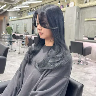 セミロング 🍈yurina 福岡/パーマ🍈のヘアスタイル