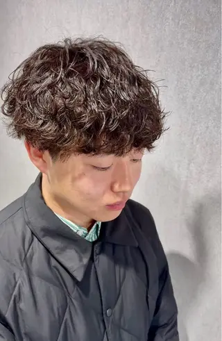 パーマ メンズ 👑駅近メンズサロン パーマ特化北千住👑のヘアスタイル