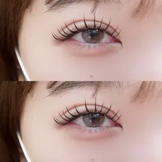 マツエク・マツパ SAWANOBORI パープルジュエルのマツエク・マツパデザイン