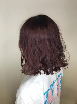 ショート カラー AMI Hair  supply所属・髪質改善カラー 韓国風レイヤーのヘアスタイル