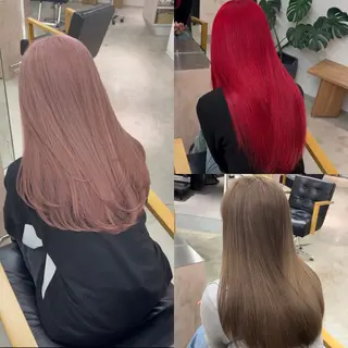 ロング カラー vince gio所属・小田 輝太郎/ブリーチのヘアスタイル