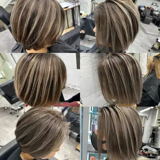 ショート カラー ヘアアレンジ 久米 治仁のヘアスタイル