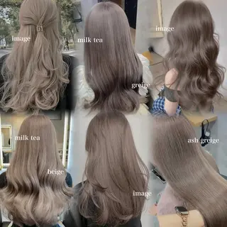 ロング カラー 淡色/ワンホンヘア 🤍MINORIのヘアスタイル