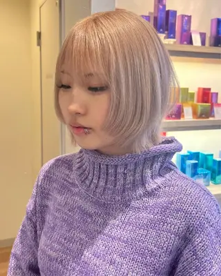 ミディアム カラー セジールヘアメゾン所属・韓国レイヤー/透明感 カラー🐈曾根高のヘアスタイル