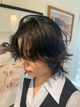 ショート パーマ haco＋所属・圧倒的デザイン力 店長🎨RENAのヘアスタイル