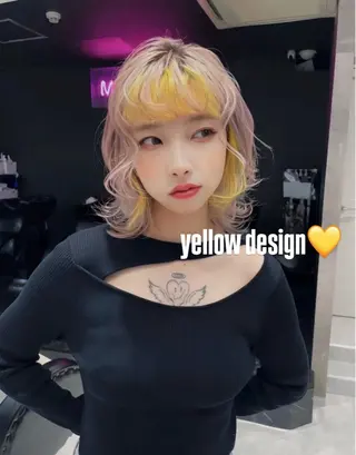 カラー ミルクティー/透明感 カラー🎀YURIAのヘアスタイル