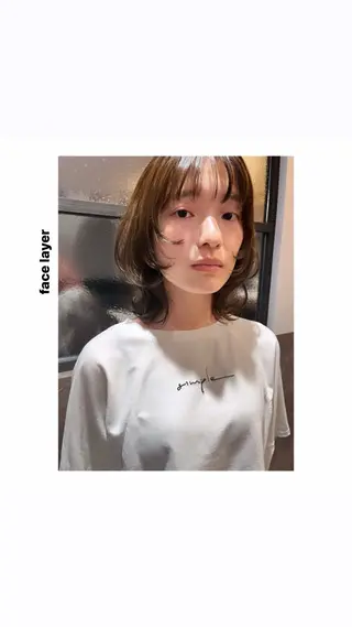 ミディアム カラー rewards成城学園前店所属・hiro【沿線で叶う 似合わせhair】のヘアスタイル