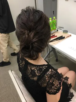 セミロング ブリーチなしダブル/ レイヤーカット 小棹のヘアスタイル